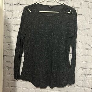LILY morgan scoop neck light sweater- XL